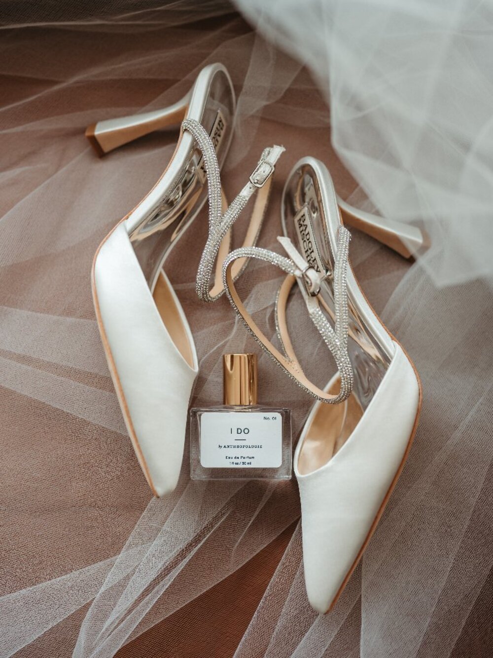 Badgley Mischka Kamilah 80MM Embellished Satin Pumps